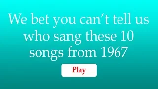 Quiz : Songs around 1967