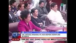 News@6: Sen. Santiago, nagbabala vs. mga grupong nagpaplano ng kudeta || Feb. 12, 2015