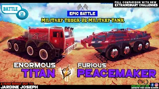 OFF THE ROAD PEACEMAKER VS TITAN BATTLE | INFINITE OPEN WORLD DRIVING OTR | ANDROID GAMEPLAY HD 2022