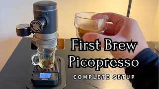 Breaking In the Gear: My First Espresso with Picopresso, stand, Gauge and Exagram!