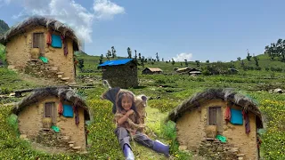 Simple Nepali Mountain Village Life || Poor But Very Happy People || IamSuman