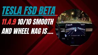 TESLA FSD BETA 11.4.9 IS SUPER SMOOTH!