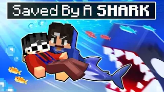 Saved by a SHARK in Minecraft