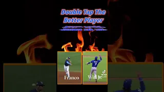 Bobby Witt Jr. vs Wander Franco⚾️🔥 - Double Tap the Best Player #baseball #mlb #highlights