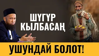 ШҮГҮР КЫЛБАСАҢ, УШУНДАЙ БОЛОТ!