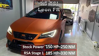 Seat Leon FR DSG 1.5 TSI Stage 1 | 185hp 330nm | 50 - 200 kmh | RSA Motorsports Tune |