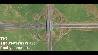 Transport Fever 2: The final mega build of the road network, European Gameplay, S1/E3