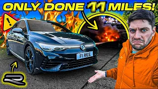 I BOUGHT A BRAND NEW VW GOLF MK8 R!! BUT ITS BEEN IN A FIRE!!...