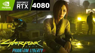 Cyberpunk 2077: Phantom Liberty PC RTX 4080 Overdrive Mode 4K Ultra Gameplay | No commentary