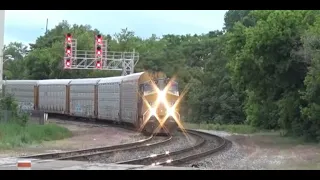 CN Train 280 Rolling Eastbound Battle Creek Michigan 5-27-24