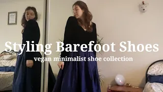 STYLING BAREFOOT SHOES my vegan minimalist shoe collection and how I style them 💃🏻