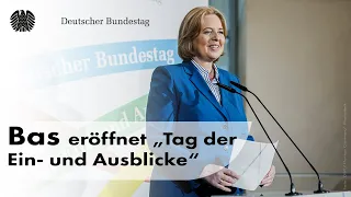 Bundestagspräsidentin Bärbel Bas eröffnet den "Tag der Ein- und Ausblicke"