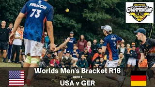 2022 Spikeball x IRF Worlds | Men's Round of 16 | Game 3 | USA v GER | Spikeball Roundnet