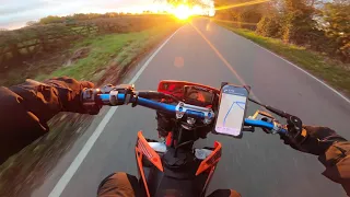 KTM 125 SX road legal  - DAY IN THE LIFE OF SUPERMOTO :4K #ktm