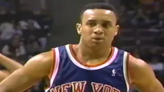 John Starks 20 pts 8 asts vs Pistons (1995)