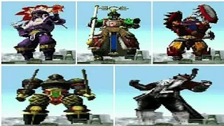 Power Rangers: Ninja Storm (GBA) All Bosses (No Damage)