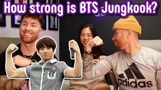 "OK...I'M IMPRESSED" 😍 How strong is BTS Jungkook? Is he the strongest in the group?