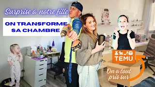 OMG 😱❗️On refait la chambre de KIM avec Temu💪