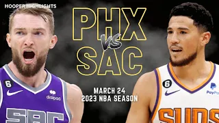 Sacramento Kings vs Phoenix Suns Full Game Highlights | Mar 24 | 2023 NBA Season