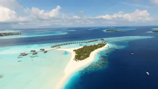 Luxury hotel at COMO Cocoa Island in the Maldives