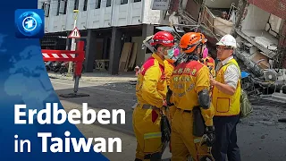 Mehrere Tote nach Erdbeben in Taiwan