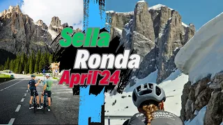 Geheimtip! Sella Ronda Ende April mit dem Rennrad.