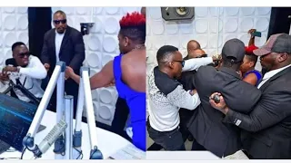 Drama! Eric Omondi Fight With Oga Obina In Kiss Fm Studio | Kwambox Shocked