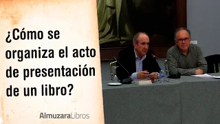 ¿Cómo se organiza el acto de presentación de un libro?