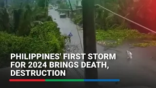Philippines' first storm in 2024 brings death, destruction