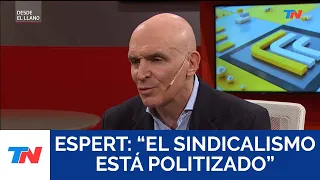 "El sindicalismo está politizado" José Luis Espert, diputado nacional