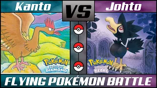 Flying Type Pokémon Battle | KANTO vs JOHTO