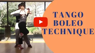 Boleo with contraposition: tango technique (leaders & followers)