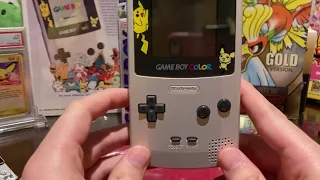 Limited Edition Gold and Silver Gameboy Color Unboxing!