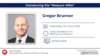 Introducing the "Measure Killer" with Gregor Brunner