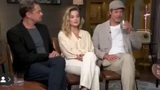 Margot Robbie , Brad Pitt & Leonardo DiCaprio Talking about Britney Spears Britney 2019