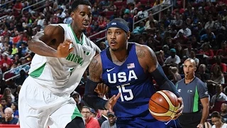 Nigeria @ USA 2016 Olympic Basketball Exhibition FULL GAME HD 720p English