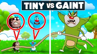Roblox Giant vs Tiny Battle Between Oggy And Jack