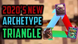 THIS TRIANGLE BEATS EVERY HARD COUNTER MATCHUP // Deck Role Triangle Clash Royale Strategy