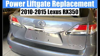 How To Replace 2010 - 2015 Lexus RX350 Trunk Power Liftgate Motor