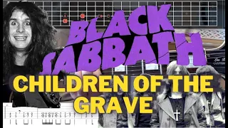 Black Sabbath - Children Of The Grave GUITAR LESSON [WITH TABS!!]