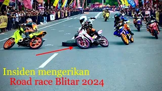 There was a terrible incident! Road race Yamaha 125cc Blitar