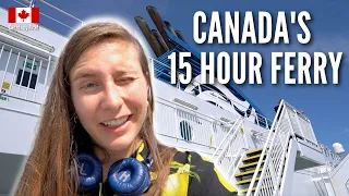 I WENT ON A 15 HOUR FERRY RIDE | BC Ferries Port Hardy to Prince Rupert EP2