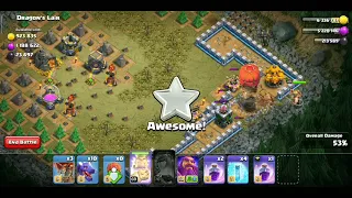 How to 3 star "DRAGON'S LAIR" Goblin Map with TH10, TH11, TH12, TH13 | Clash of clans