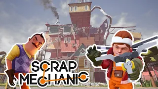 Челлендж Hello neighbor - Scrap Mechanic