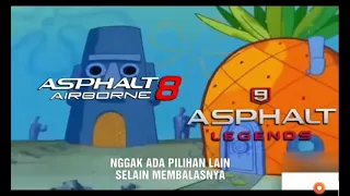 Meme spongebob Asphalt 8 vs Asphalt 9