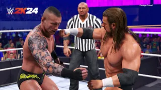 WWE 2K24 - Randy Orton Vs Triple H With Batista As The Referee (PS5)