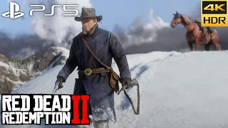 RED DEAD REDEMPTION II (PS5) 4K HDR Gameplay [Backwards Compatibility]