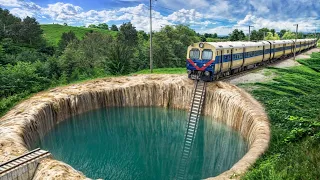 ELES ARRISCARAM TUDO PARA PASSAR PELA FERROVIA MAIS PERIGOSA DO MUNDO E ISSO ACONTECEU