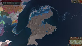 Eu4 Anbennar Insyaa continent 1.36 timelapse