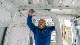 Camper Van conversion | Roof & wall insulation | Van build UK